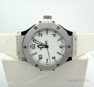 Replica Hublot Classic Fusion Quartz Watch SS White Dial 38mm